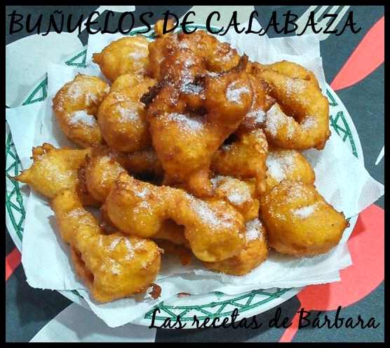buñuelos de calabaza