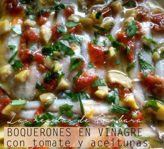 boquerones en vinagre con tomate